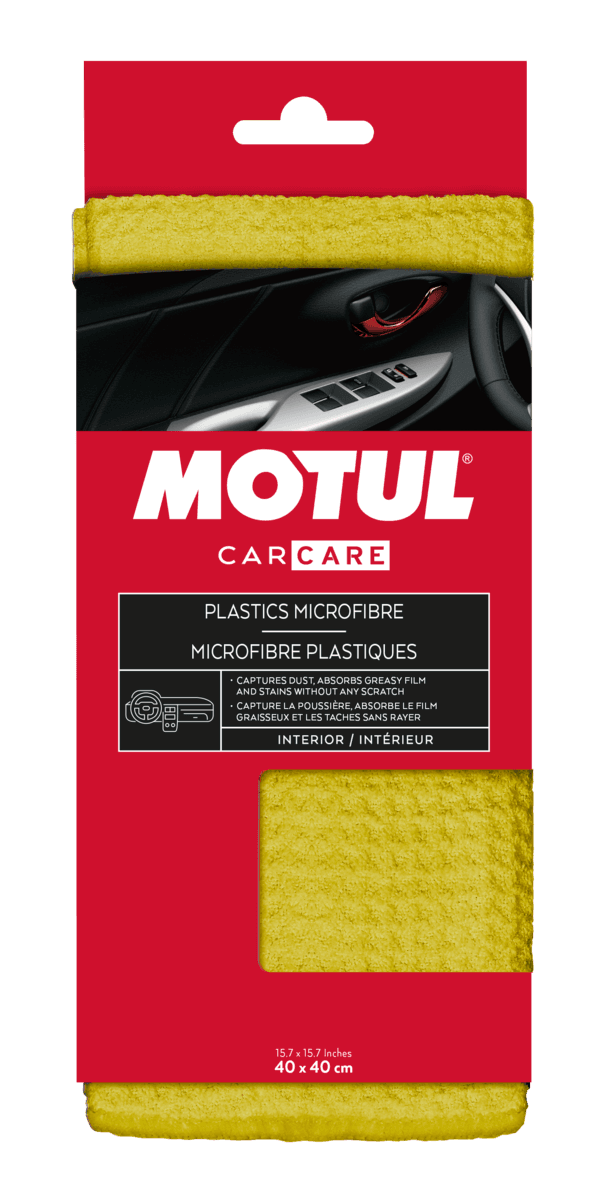 MOTUL CAR CARE PLASTICS MICROFIBER - SKU 110111