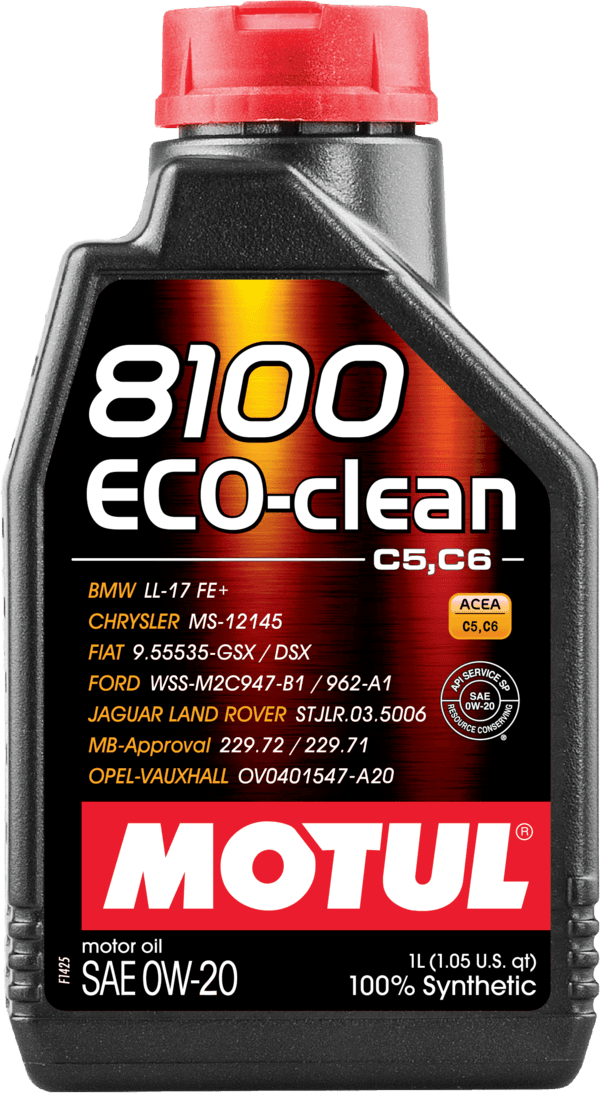 MOTUL 8100 ECO-CLEAN 0W-20 - SKU 113232