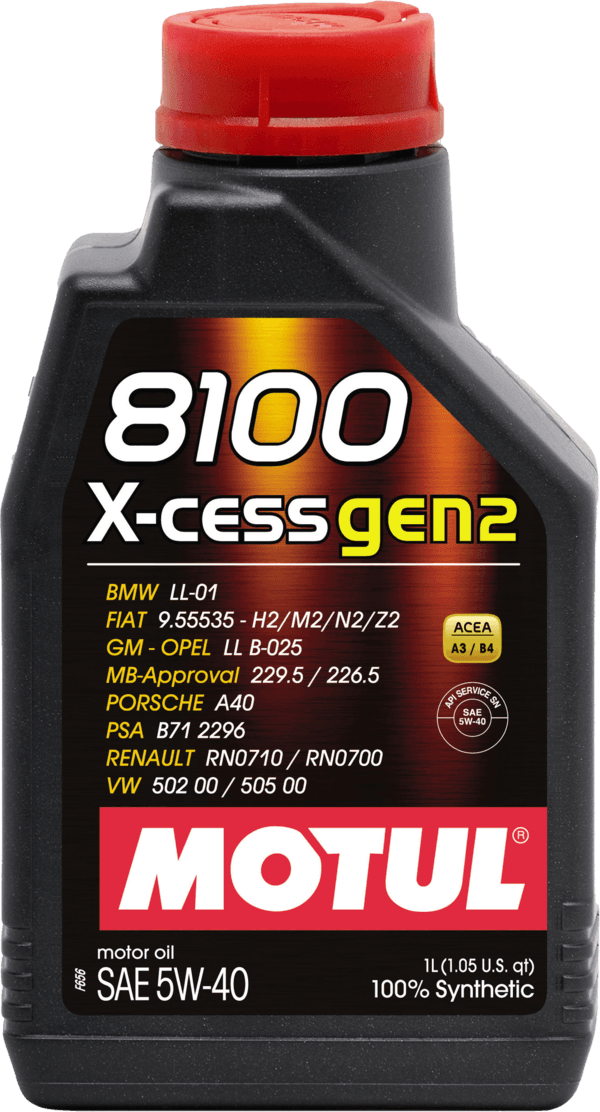 MOTUL 8100 X-CESS GEN2 5W-40 - Motul