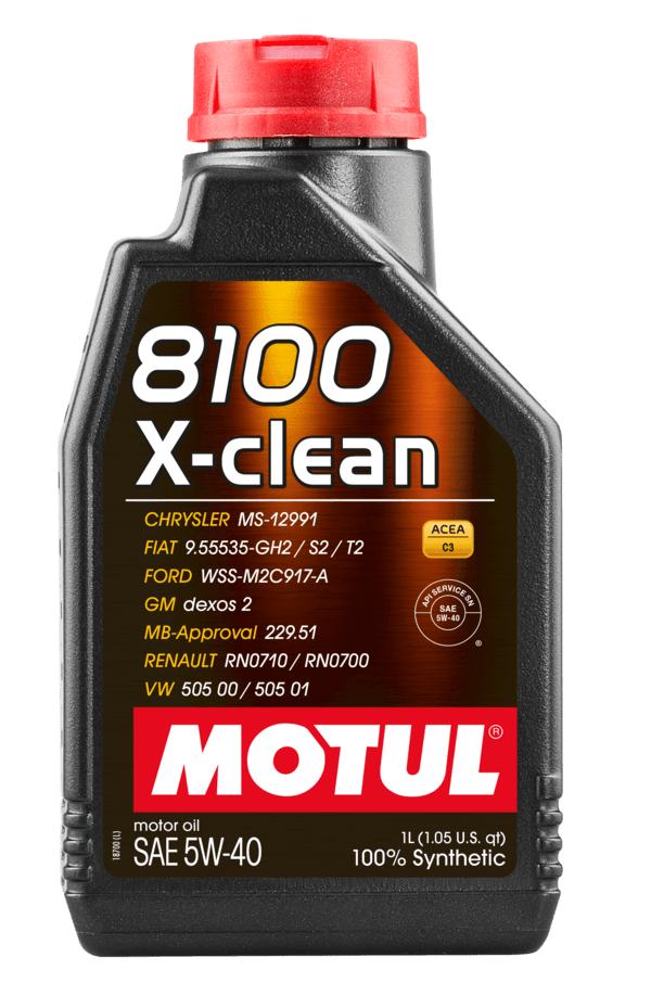 MOTUL 8100 X-CLEAN 5W-40 - SKU 102786