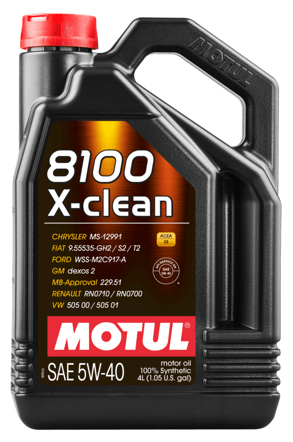 MOTUL 8100 X-CLEAN 5W-40