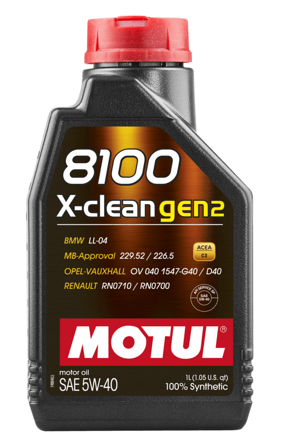 MOTUL 8100 X-CLEAN GEN2 5W-40 - SKU 109761