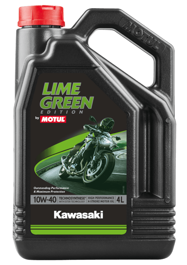 KAWASAKI LIME GREEN BY MOTUL 10W-40 4T