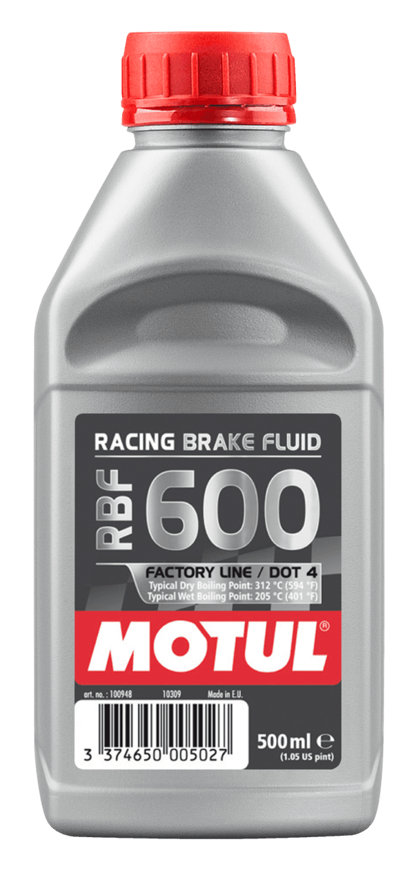 LIQUIDO DE FRENO: DOT 4 500 CC FMVSS 116 DOT 4 - ISO 4925 (5.1, 4 & 3) - SAE J1703 MOTUL FACTORY LINE RBF 600 Motul FACTORY LINE RBF 600_DOT 4_500 cc