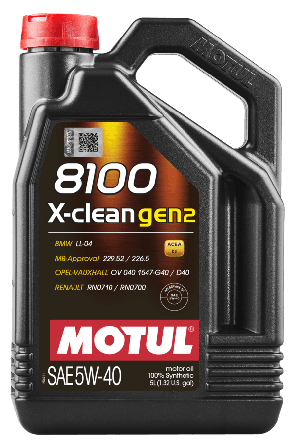MOTUL 8100 X-CLEAN GEN2 5W-40